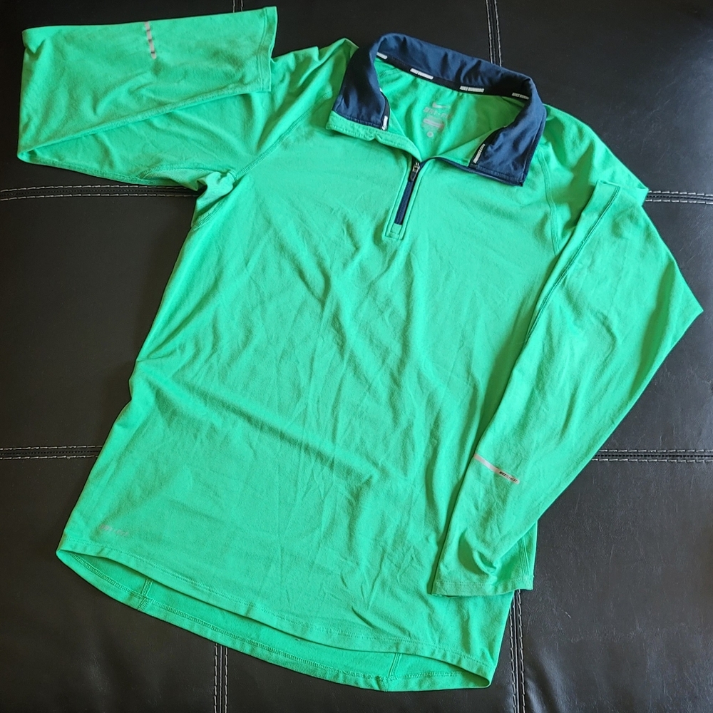 Nike Dri-Fit LS 1/4 zip men's Small